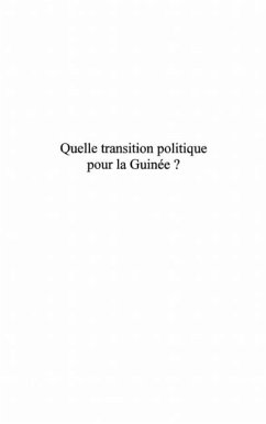 Cover Quelle transition politique pour la guin (eBook, PDF)