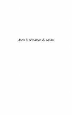 Cover Apres la revolution du capital (eBook, PDF)