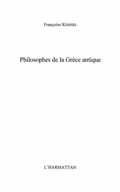 Cover Philosophes de la grece antique (eBook, PDF)