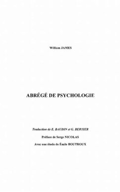Abrege de psychologie (eBook, PDF) - James William