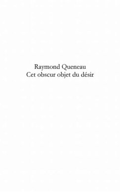Raymond queneau cet objet dudesir (eBook, PDF)