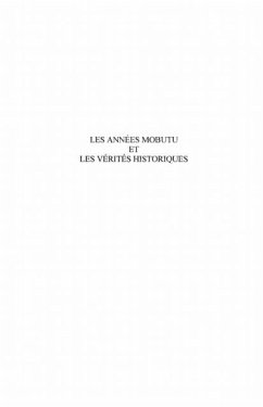 Cover Annees Mobutu verites historiques (eBook, PDF)
