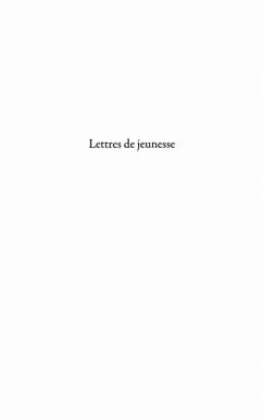 Lettres de jeunesse (eBook, PDF)