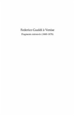 Federico gualdi A venise : fragments retrouves (1660-1678) - (eBook, PDF)