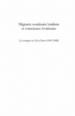 Migrants soudanais/maliens et conscience ivoirienne - les et (eBook, PDF)