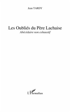 Cover Les oublies du pEre-lachaise - abecedaire non exhaustif (eBook, PDF)