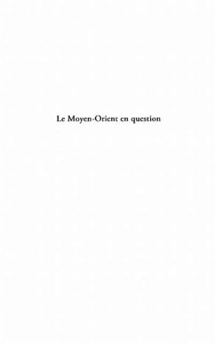 Cover Le moyen-orient en question - remodele ou desintegre ? (eBook, PDF)