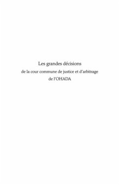 Les grandes decisions de la cour commune de justice et d'arb (eBook, PDF) - Collectif