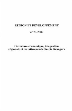 Cover Ouverture economique, integration regionale et investissemen (eBook, PDF)