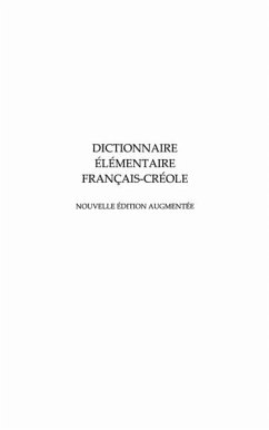 Cover Dictionnaire elementaire francais-creole (eBook, PDF)