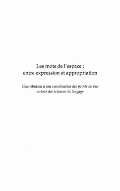 Les mots de l'espace : entre expression et appropriation (eBook, PDF)