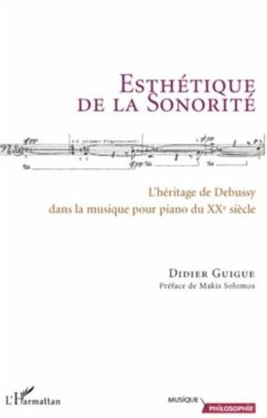 Esthetique de la sonorite - l'heritage de debussy dans la mu (eBook, PDF)