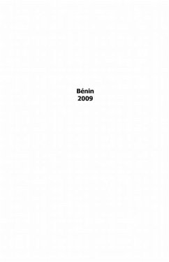 Cover Benin 2009 (eBook, PDF)