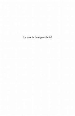 Sens de la responsabilite Le (eBook, PDF)
