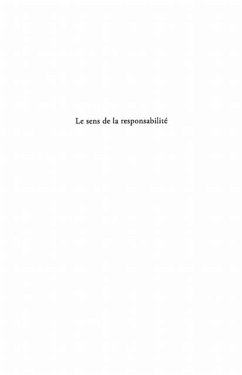 Cover Sens de la responsabilite Le (eBook, PDF)