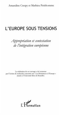 Cover L'europe sous tensions - appropriation et contestation de l' (eBook, PDF)