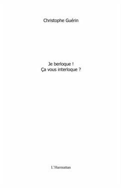 Cover Je berloque! Ca vous interloque? (eBook, PDF)