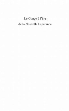 Le congo A l'Ere de la nouvelle esperance - realites et pers (eBook, PDF)
