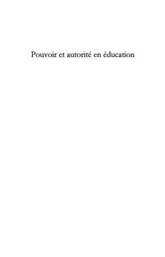 Pouvoir et autorite en education (eBook, PDF) Pouvoir et autorite en education (eBook, PDF)
