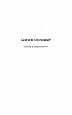 Kant et la schwArmerei - histoire d'une fascination (eBook, PDF)