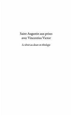 Saint augustin aux prises avec vincentius victor - le droit (eBook, PDF) - Louis Said Kergoat