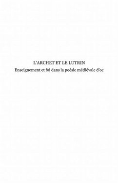 L'archet et le lutrin - enseignement et foi dans la poesie m (eBook, PDF)