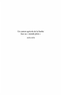 Un canton agricole de la sarthe face au (eBook, PDF)