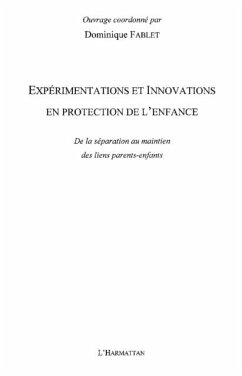 Experimentations et innovations en protection de l'enfance - (eBook, PDF) - Georges Ziegelmeyer