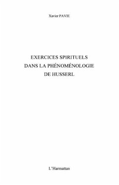 Exercices spirituels dans la phenomenologie de husserl (eBook, PDF)