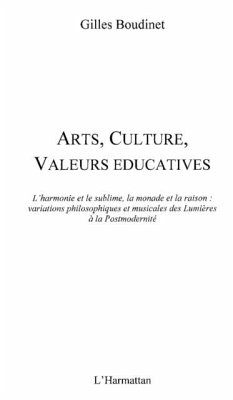 Arts, culture, valeurs educatives (eBook, PDF)