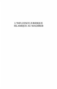 L'influence juridique islamique au maghreb - algerie-libye-m (eBook, PDF) - Raoul Konan Alla