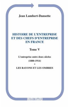 Cover Histoire de l'entreprise et des chefs d'entreprise en france (eBook, PDF)