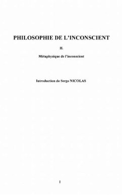 Philosophie de l'inconscient - ii. metaphysique de l'inconsc (eBook, PDF)