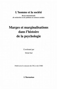 Marges et marginalisations dans l'histoire de la psychologie (eBook, PDF) - Collectif