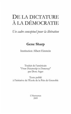De la dictature A la democratie - un cadre conceptuel pour l (eBook, PDF)