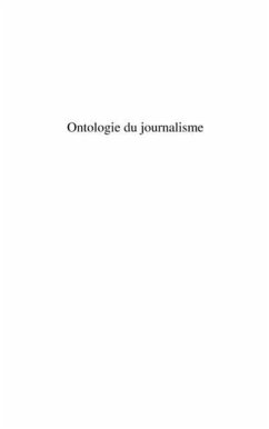 Ontologie du journalisme (eBook, PDF)