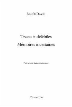 Cover Traces indelebiles - memoires incertaines (eBook, PDF)
