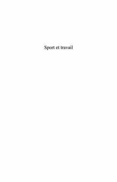 Sport et travail (eBook, PDF)