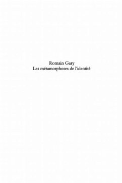 Cover Romain gary - les metamorphoses de l'identite (eBook, PDF)