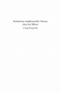 Institution traditionnelle otwere chez.. (eBook, PDF)