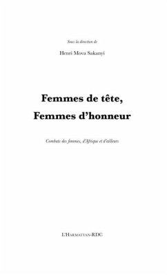 Cover Femmes de tEte, femmes d'honneur - combats des femmes, d'afr (eBook, PDF)