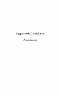 La guerre de guadeloupe - poesies et pensees (eBook, PDF) - Jacqueline De Clercq