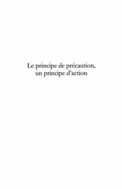 Le principe de precaution, un principe d'action (eBook, PDF)