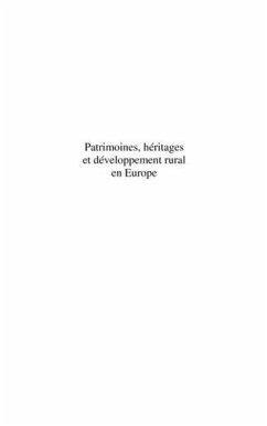 Patrimoines, heritages et developpement rural en europe (eBook, PDF)