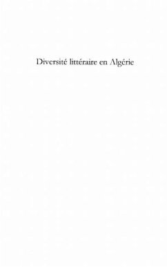 Diversite litteraire en Algerie (eBook, PDF)