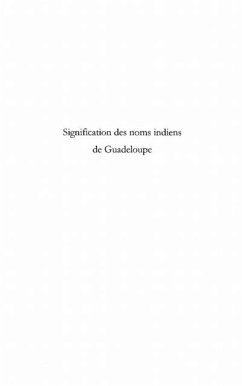 Signification des noms indiens de guadeloupe (eBook, PDF) - Ernest Moutoussamy