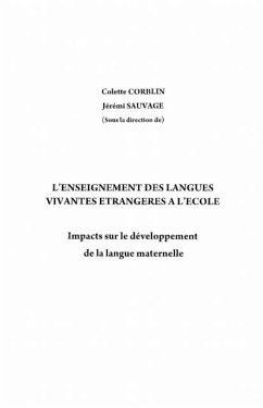 Cover L'enseignement des langues vivantes etrangEres A l'ecole - i (eBook, PDF)