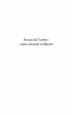 Forces de l'ordre : entre securite et liberte (eBook, PDF) - Claire Maugey-Motte