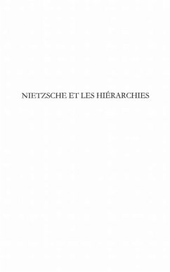 Nietzsche et les hierarchies (eBook, PDF)
