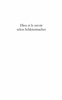 Dieu et le savoir selon Schleiermacher (eBook, PDF) - Dominique Ndeh